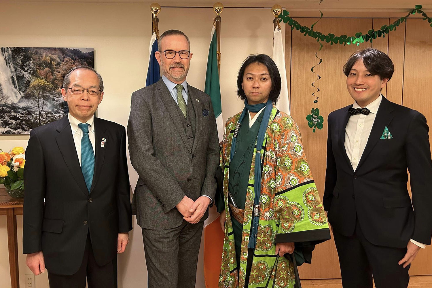 アイルランド大使公邸訪問