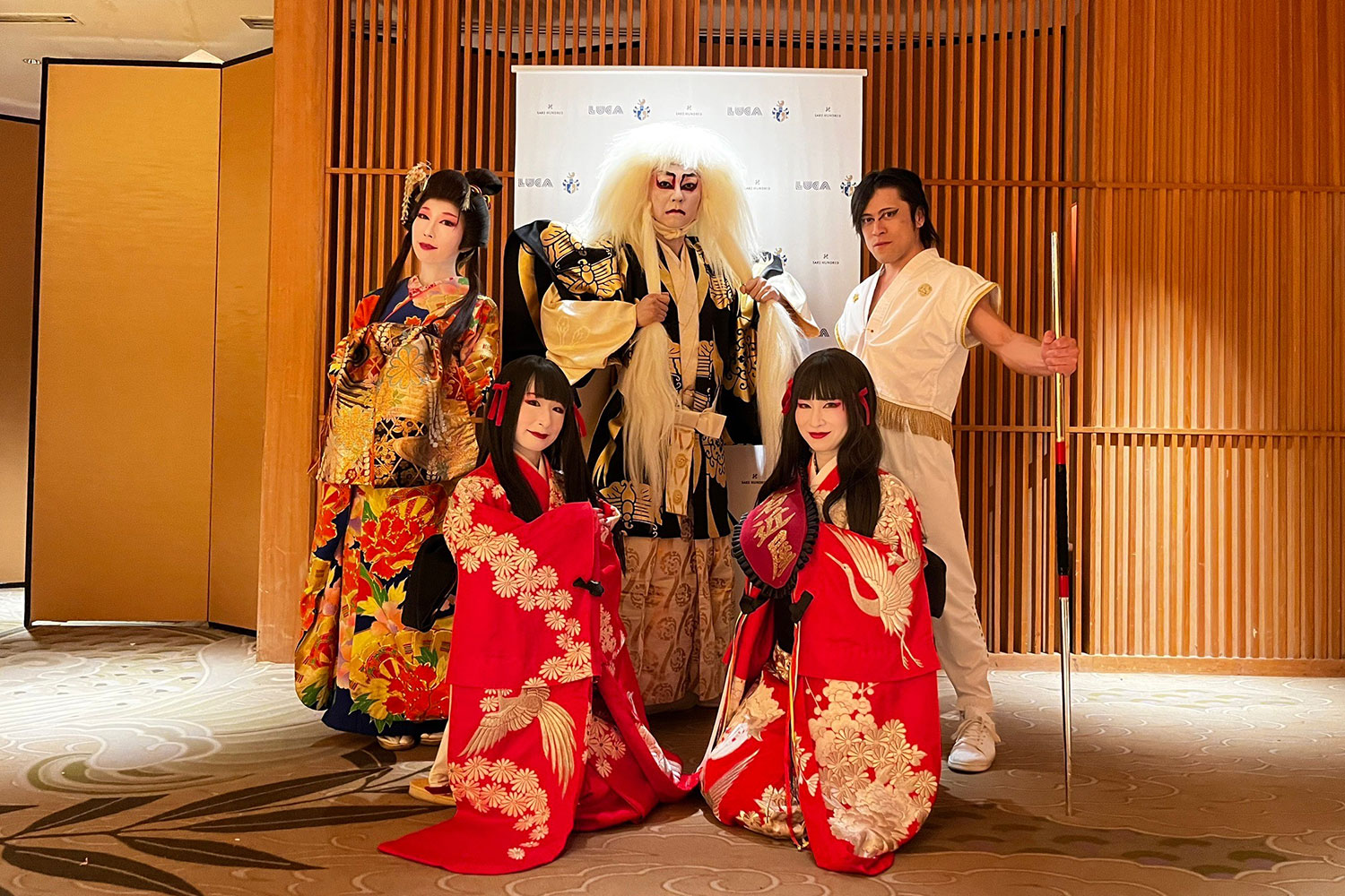 創業80年の八芳園でのイベントにゲスト出演