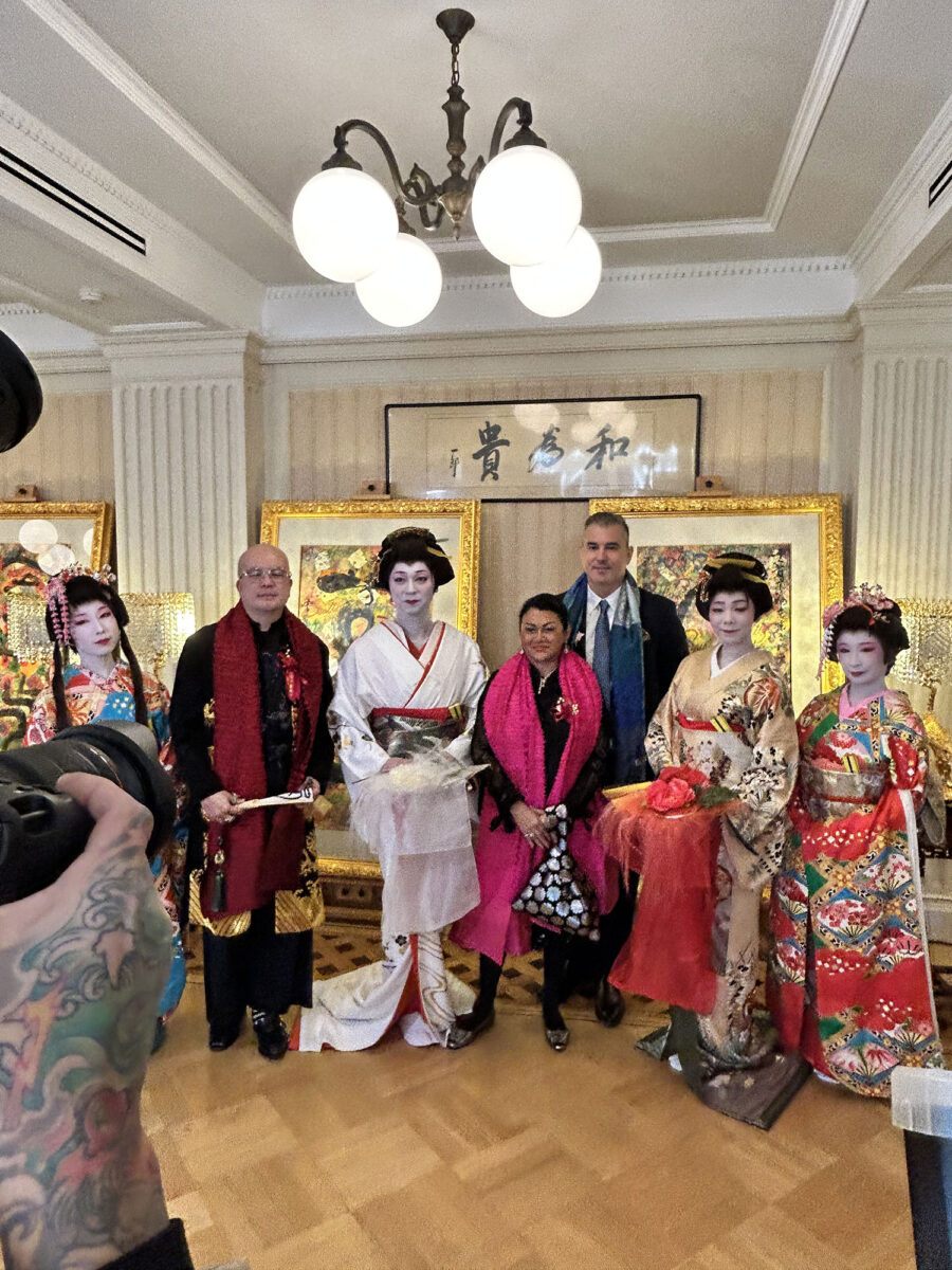 第二回 雲龍子 東京風水書画篆刻展の開幕式