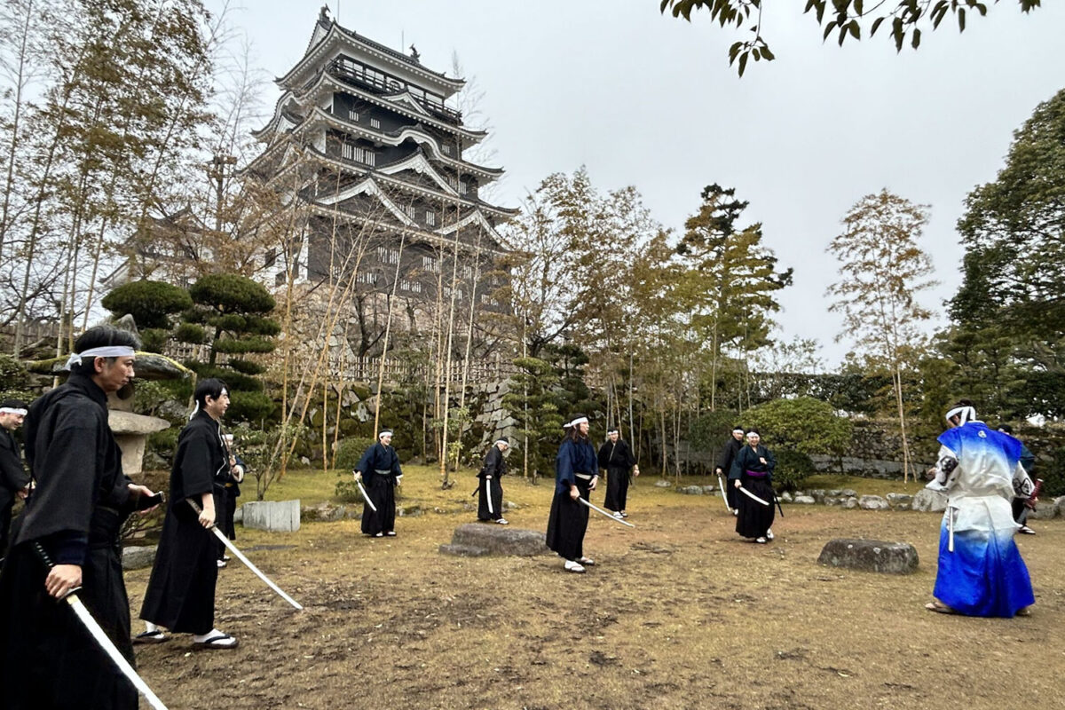福山城にて侍体験