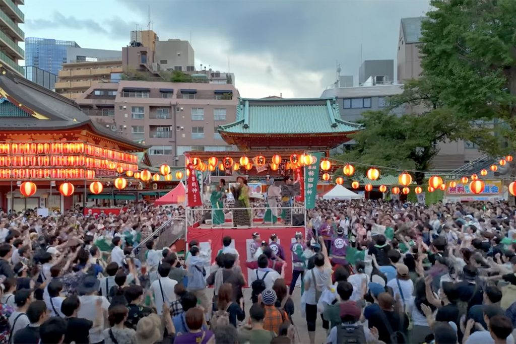 神田明神納涼祭りのアニソン盆踊り2025