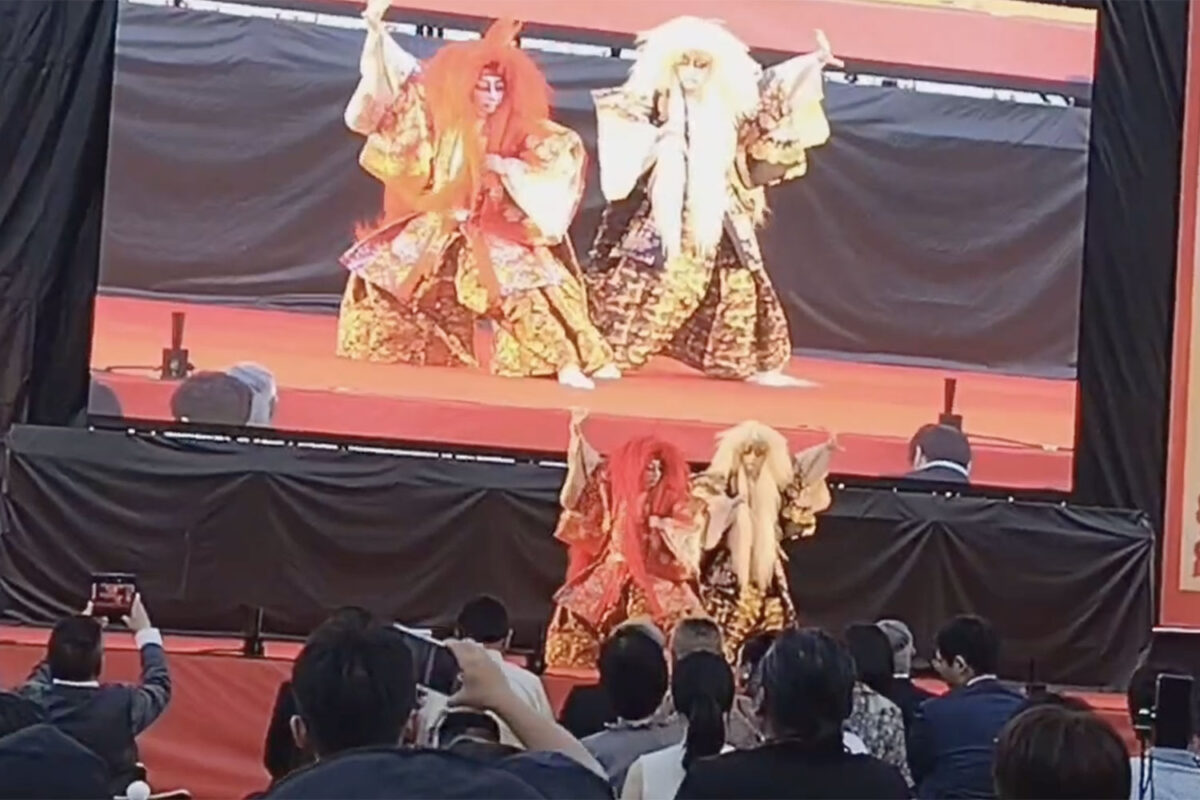 連獅子を披露｜チャイナフェスティバル2025