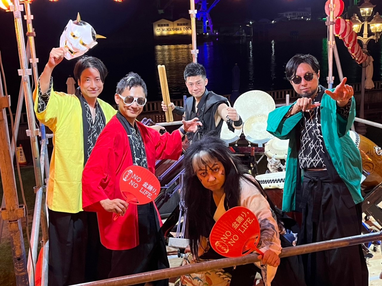 「艶八宴夜節」を初披露｜尾道盆踊り