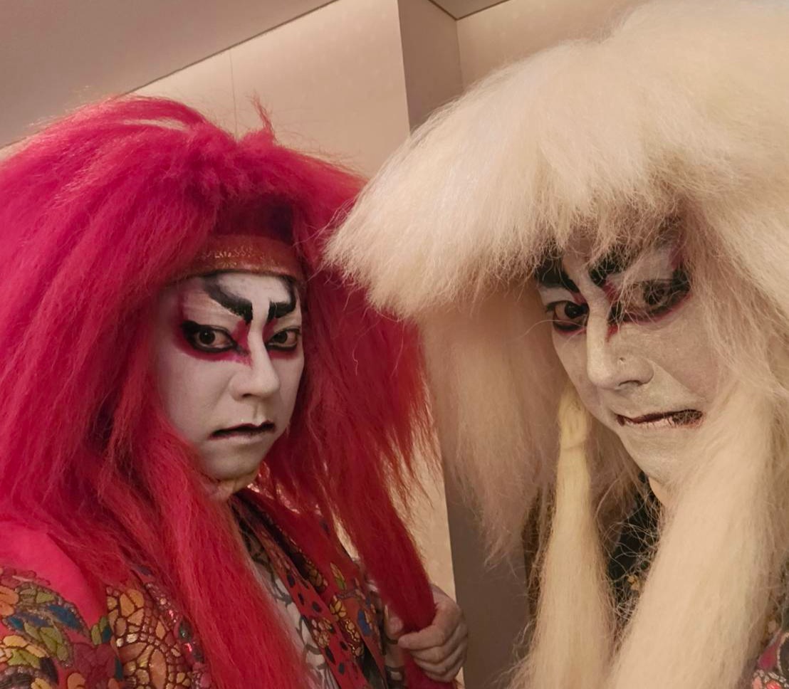 九右会で「連獅子」「三番叟」を披露｜わかさ生活主催 お盆特別公演