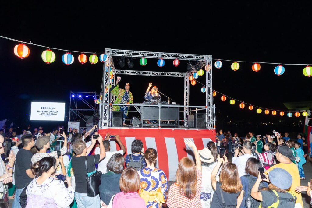 第7回アフリカ開発会議 横浜前夜祭で盆踊り